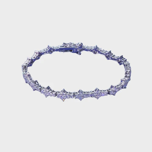 Moissanite Spike Bracelet